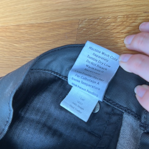 James jeans Ankle Straight faux leather pants size 29 - Picture 8 of 8